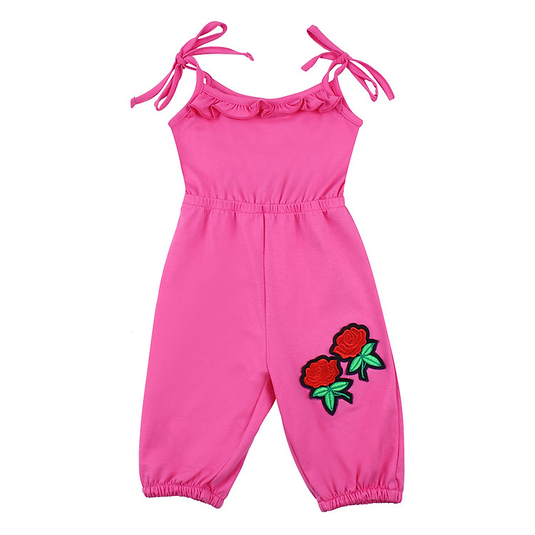 Bộ Jumsuit Bé Gái BONCHOP BBG-8092517SEN - Hồng Cánh Sen