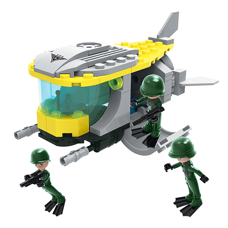 Đồ Chơi Ghép Hình Duka - Tàu Ngầm Chính hãng Giá tốt - Hình ảnh 2