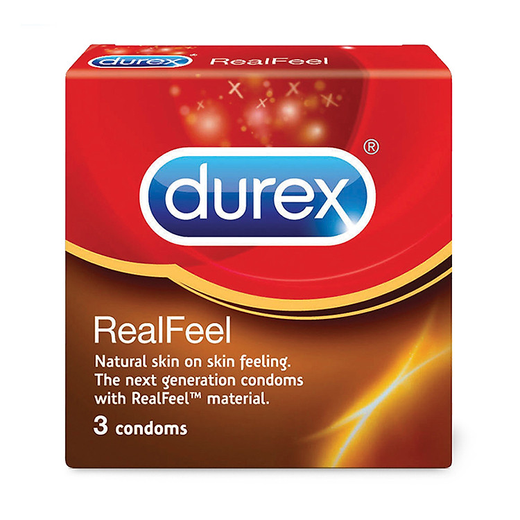 Bao Cao Su Durex Real Feel (3 Cái / Hộp)