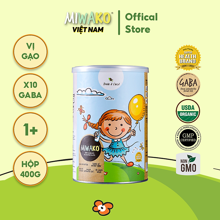 Sữa Hữu Cơ Miwako 400g Vị Gạo Chính hãng Tiết kiệm - Hình ảnh 3