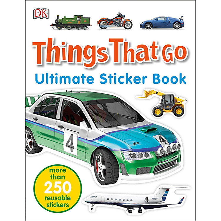Sách Ultimate Sticker Book Things That Go