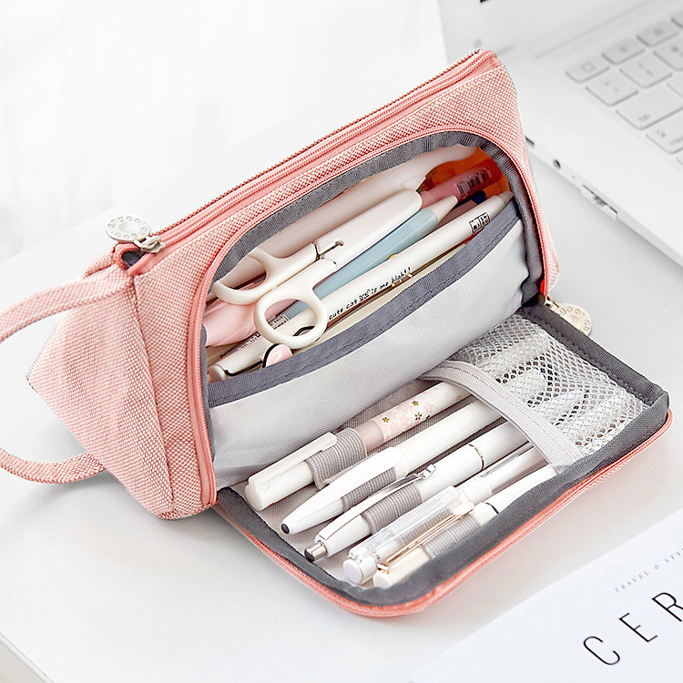 Hộp Đựng Bút Đa Năng Hai Cách Mở Khóa Nhiều Ngăn