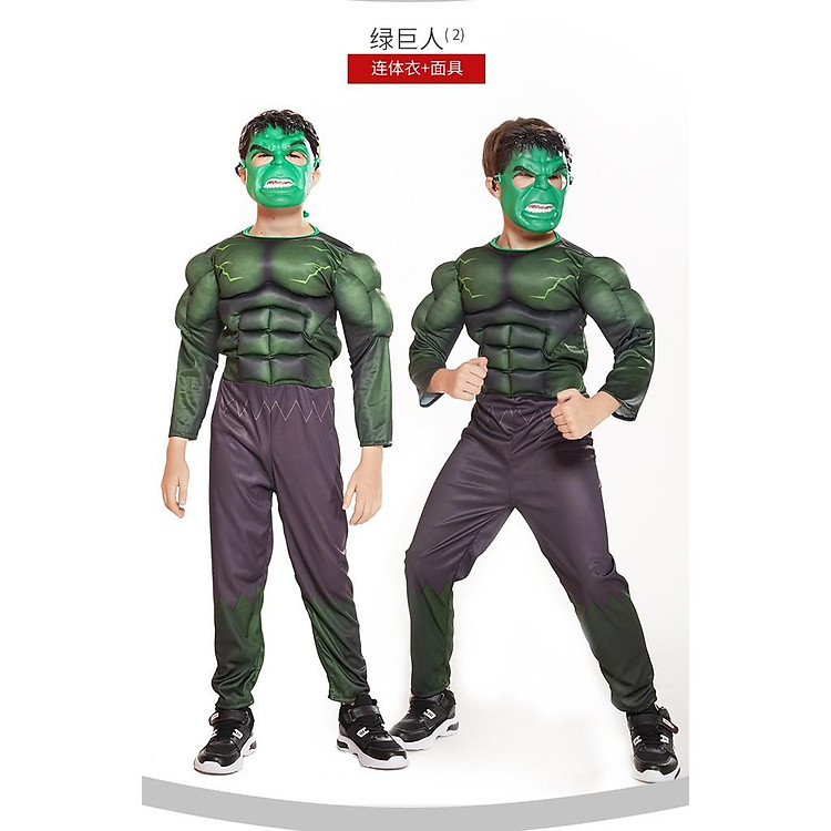 Bộ hoá trang cơ bắp cosplay người khổng lồ xanh