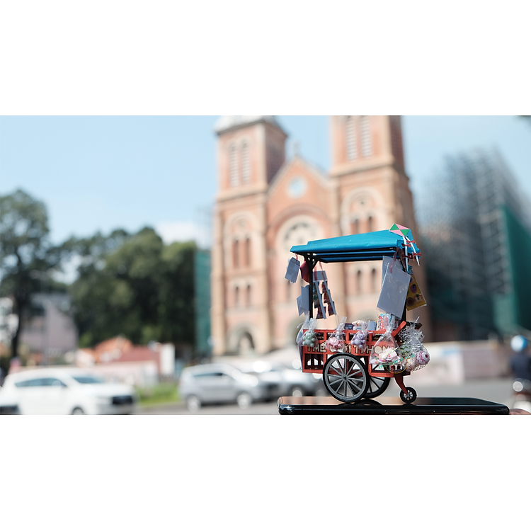 Mua Mô Hình Sài Gòn Xưa Và Nay - Xe Đồ Chơi Chính hãng Tiết kiệm - Hình ảnh 3