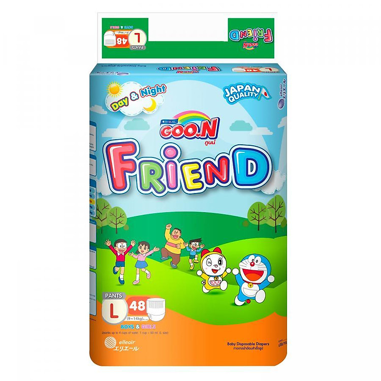 Tã Quần Goo.n Friend Gói Cực Đại L48 (48 Miếng)