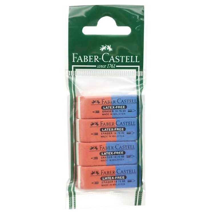 Bộ Gôm Tẩy Mực Faber-Castell 187080 (4 viên)