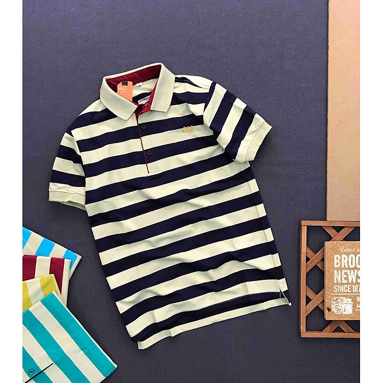 ÁO THUN NAM COTTON PHỐI SỌC THẤM HÚT MỒ HÔI CỰC TỐT