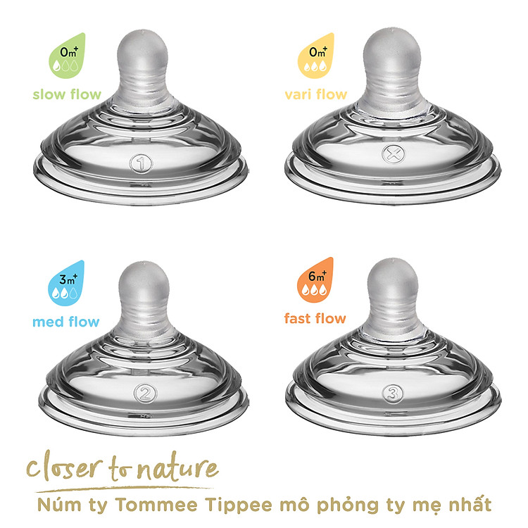 Núm Ty Silicon Tommee Tippee 6 Tháng Uy tín Ưu đãi - Hình ảnh 2