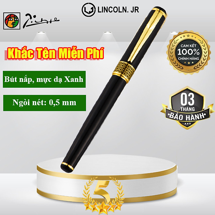 Bút Ký Lincoln Jr 002 (Đen xoay)