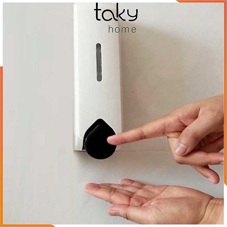 Hộp Đựng Nước Rửa Tay Treo Tường Cao Cấp, Nút Bấm Nhẹ, Êm Ái, Kiểu Dáng Đẹp Chắc Chắn, An Toàn Cho Gia Đình. Takyhome 5410