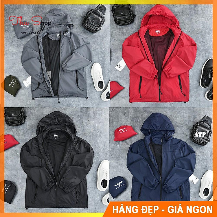 Áo khoác gió nam (nữ) hàng siêu đẹp chống nước, chống bụi, chống gió