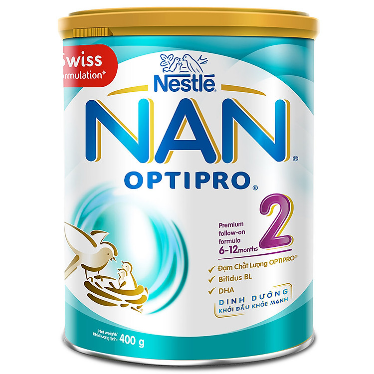 Sữa Bột Nestlé NAN Optipro 2 (400g)