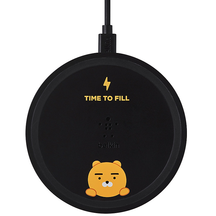 Đế Sạc Không Dây Belkin Hỗ Trợ Sạc Nhanh 10W Chuẩn Qi (Không Kèm Adapter) Dạng Nằm F7U088bt - Hàng Chính Hãng