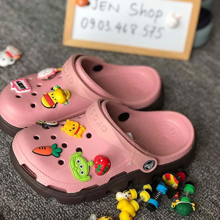 Dép cross cho bé Màu hồng và Xanh ngọc