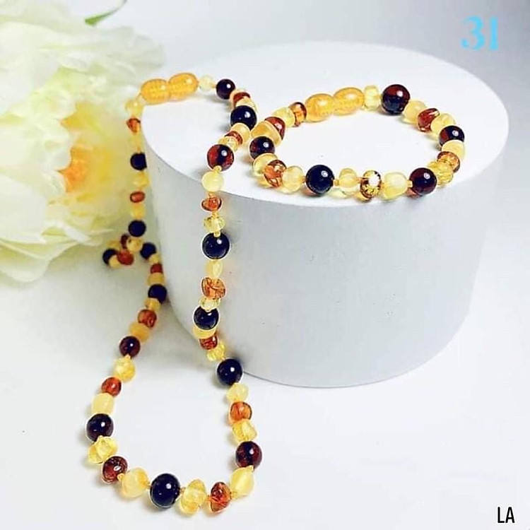 Bộ hổ phách cho bé