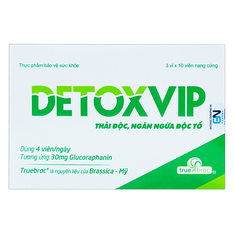 Thực Phẩm Chức Năng Bảo Vệ Sức Khỏe Việt Đức - Thải Độc Cấp Tế Bào Detoxvip D003 (30 Viên)