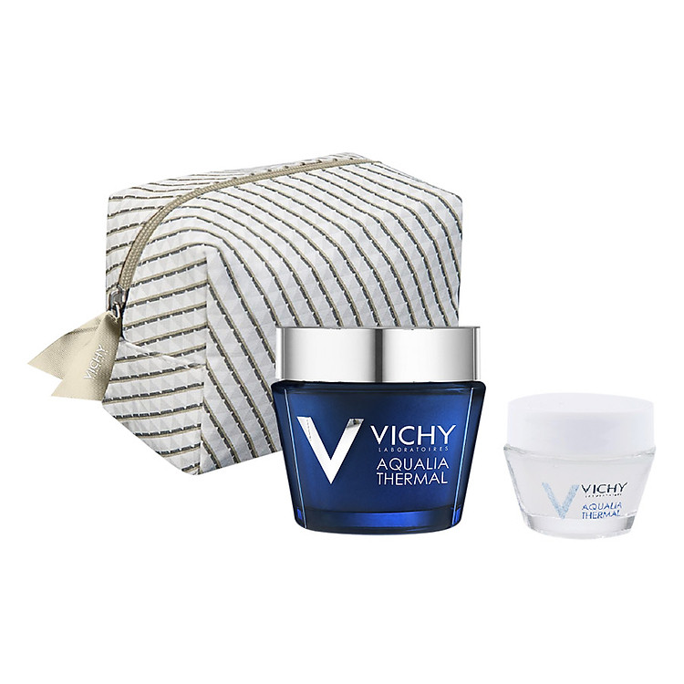 Bộ Sản Phẩm Mặt Nạ Ngủ Cung Cấp Nước Tức Thì Vichy Aqualia Sleeping Mask