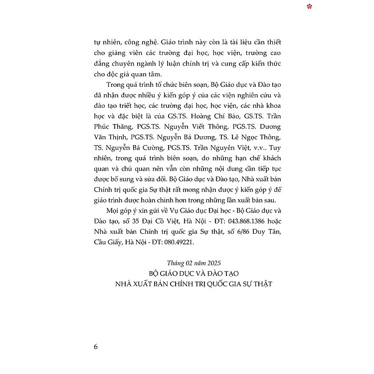 Giáo trình Triết học (Dùng cho khối không chuyên ngành triết học trình độ đào tạo thạc sĩ, tiến sĩ các ngành khoa học tự nhiên, công nghệ) - Ảnh 4