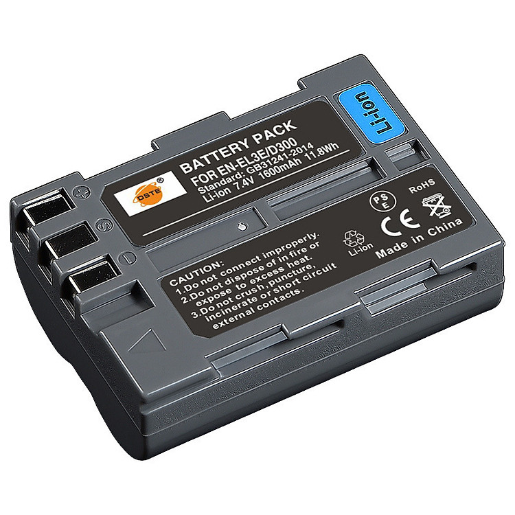 Pin En-El3/El3E Cho Máy Ảnh Nikon D70/D50/D90/D80/D200/D300/D700 (Hàng nhập khẩu)