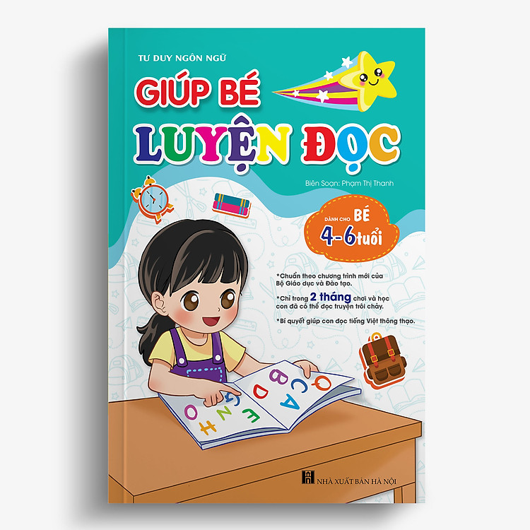 Giúp bé luyện đọc - Chuẩn bị cho bé tự tin vào lớp 1 - Theo chương trình mới của Bộ GĐ&ĐT