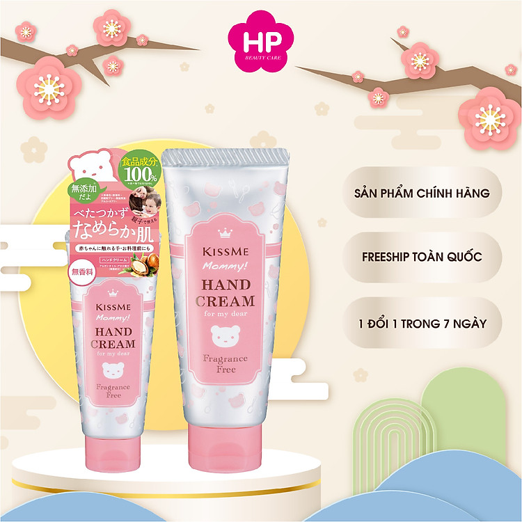 Kem Dưỡng Da Tay Kissme Mommy 60G Chính hãng Tiết kiệm