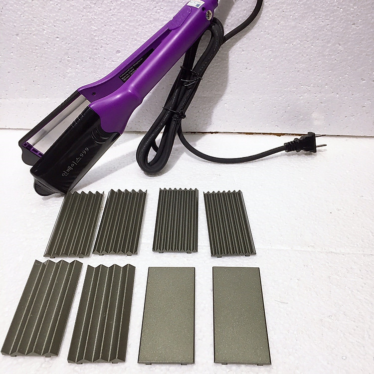 MÁY LÀM TÓC ĐA NĂNG LÀ DUỖI BẤM XÙ GẪY TÓC HÀN QUỐC 4IN1, MÀY BẤM XÙ THAY BẢN DỄ DÀNG VỚI 3 BẢN DẬP XÙ VÀ 1 BẢN LÀ DUỖI TÓC, NHIỆT ĐỘ DỀU, SỬ DỤNG BỀN SẢN XUẤT THEO CÔNG NGHỆ HÀN QUỐC