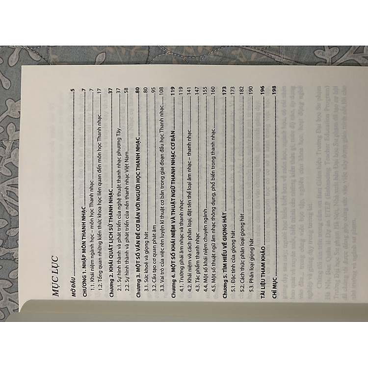 Giáo Trình Thanh Nhạc Cơ Bản 1 - Ảnh 2