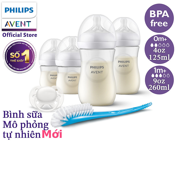 Tham Khảo tại ConCung: Bộ bình sữa Philips Avent thiết kế tự nhiên , nhận ngay nhiều Ưu đãi