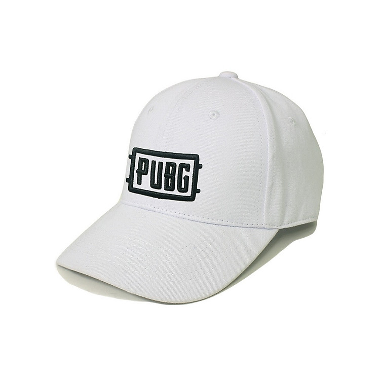 MŨ LƯỠI TRAI |NÓN KẾT PUBG UNISEX 2 MÀU ĐEN TRẮNG VẢI KAKI-mẫu 02