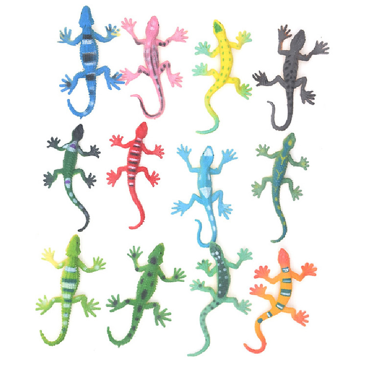 Bộ 12 tắc kè mô hình giả Chính hãng Tiết kiệm - Hình ảnh 2