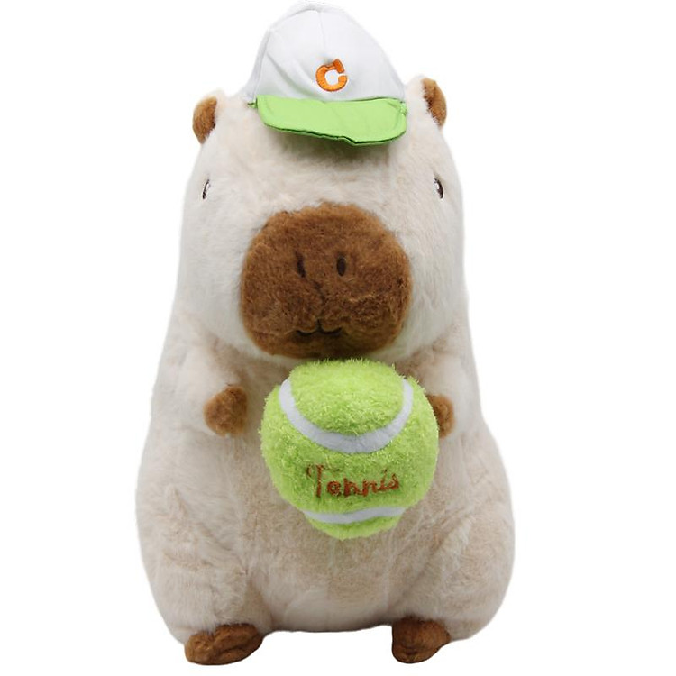 Thú Bông Capybara 35 cm Màu Nâu Chính hãng Tiết kiệm - Hình ảnh 4