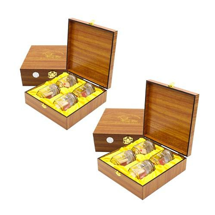 Yến sào Song Việt - Combo 2 hộp gỗ thời thượng ( loại 4 phần/ hộp)