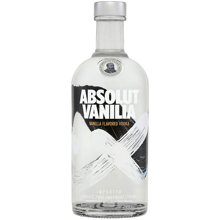 {Freeship 50K} Rượu Vodka Absolut Vị vanilla 700ml 38% - 41% - Không kèm hộp