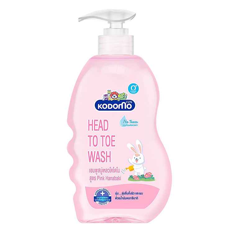 Mua Dầu tắm & gội Kodomo Pink 400ml Chính hãng Tiết kiệm - Hình ảnh 5
