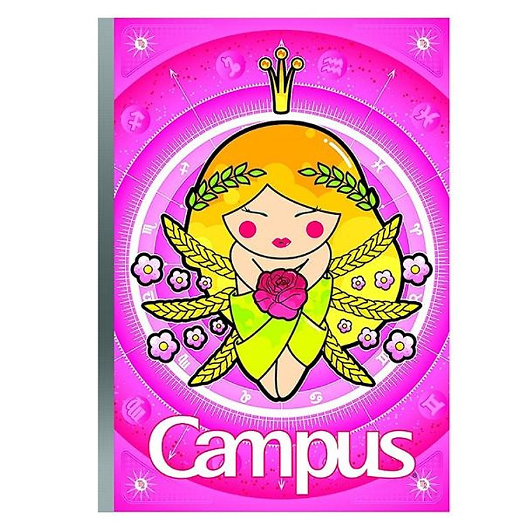 Vở Campus B5 Kẻ Ngang Có Chấm (200 trang, lốc 5 cuốn)