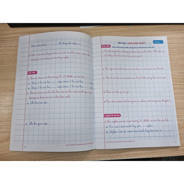 Vở ô li bài tập tiếng việt lớp 5 - tập 2 - Ảnh 2