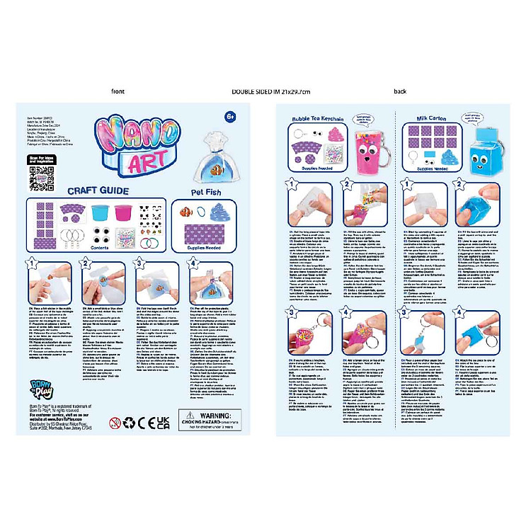 Móc Khóa NANO ART 238102NC Mykingdom Chính hãng Ưu đãi - Hình ảnh 3