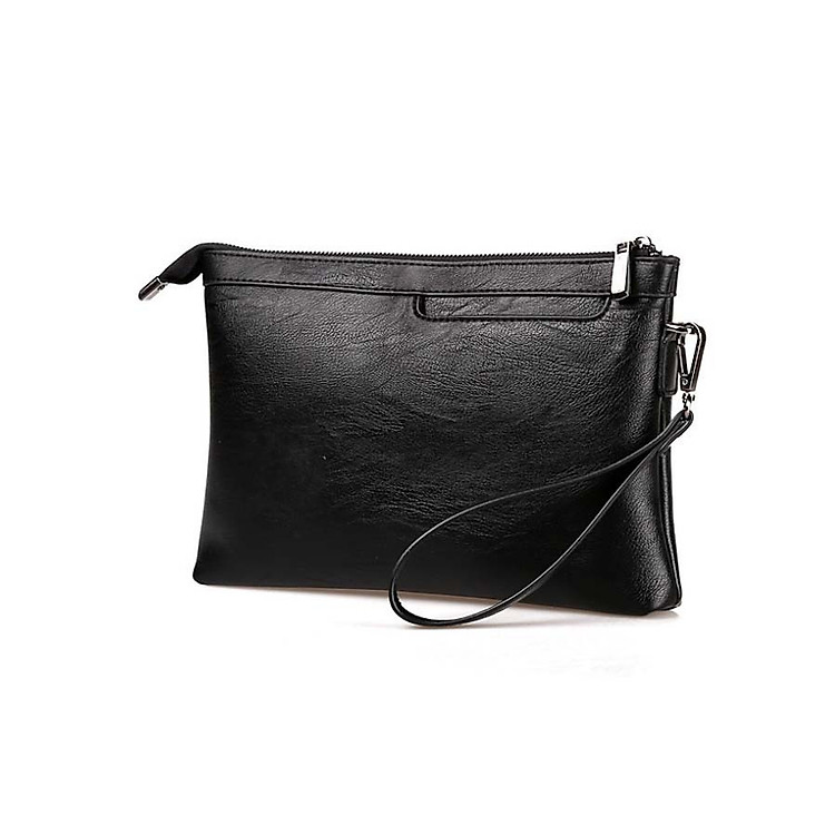 Ví nam cầm tay da phong cách Dạng hộp bản to góc khuyết Shalla RT41