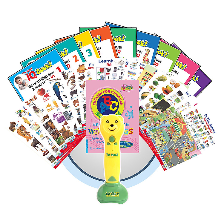 Bộ Bút Chấm Đọc Học Tiếng Anh Tot-Talk 2 (Giáo Dục Sớm Dành Cho Bé Từ 1 Đến 3 Tuổi)