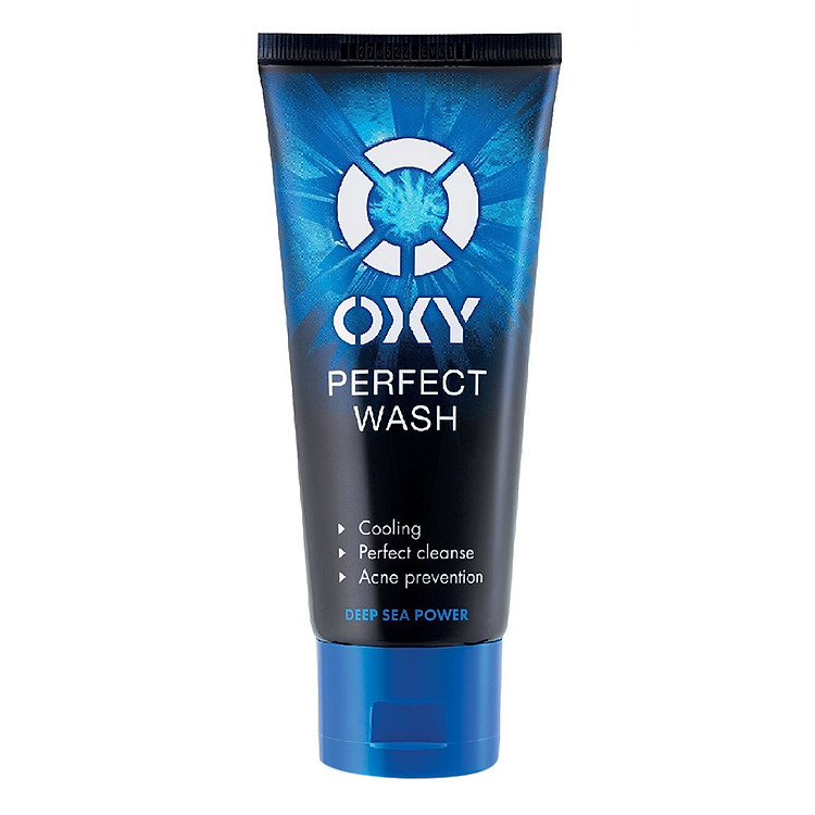 Sữa rửa mặt cho nam Oxy sạch sâu mát lạnh dạng kem Oxy Perfect Wash 100g