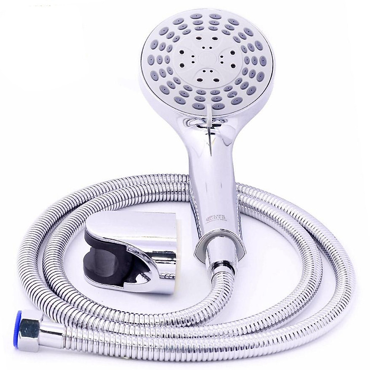 Bộ tay dây sen 5 chế độ phun nước Eurolife EL-101SH (Trắng bạc)