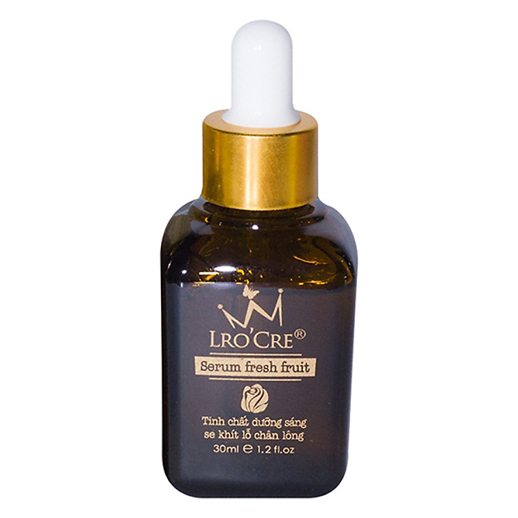 Serum Trắng Da Ngừa Nhăn Lão Hóa Se Khít Lỗ Chân Lông Lro'cre Trái Cây Tươi Lên Men (30ml)
