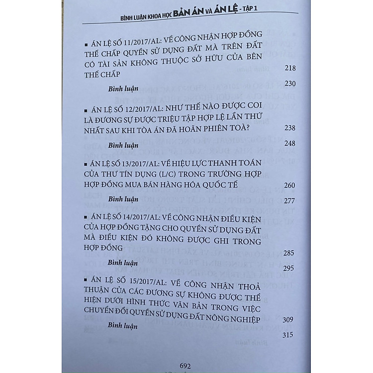 Bình Luận Khoa Học Bản Án Và Án Lệ - Tập 1 - Ảnh 3