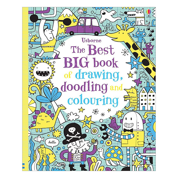 Sách tô màu The Best Big Book Of Drawing, Doodling And Colouring
