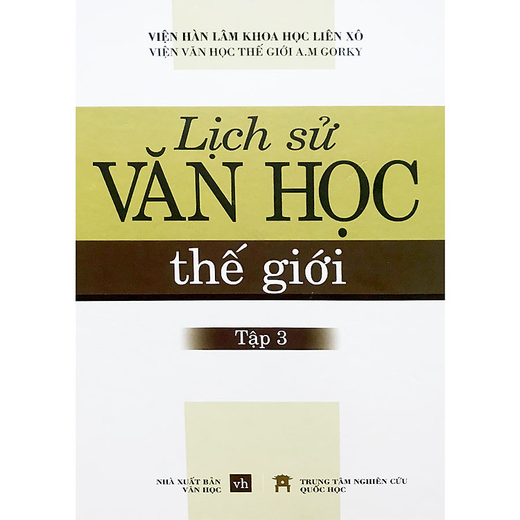 Lịch Sử Văn Học Thế Giới – Tập 3