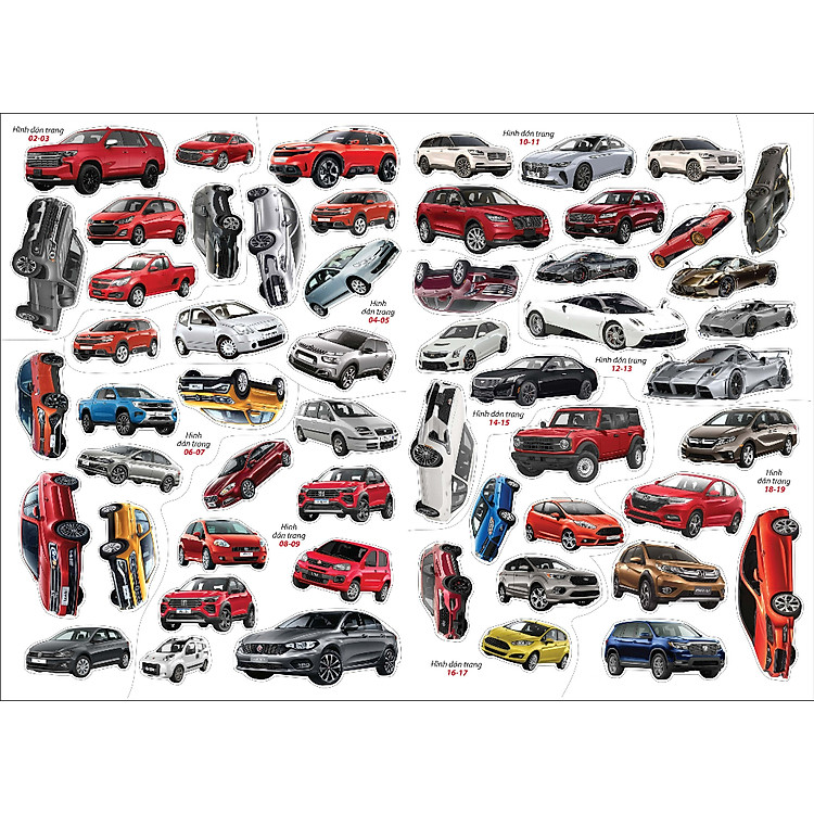 Sách Bóc Dán Hình Sticker Thông Minh - Cars: Các Hãng Xe Hơi Trên Thế Giới Tập 3 - Ảnh 2