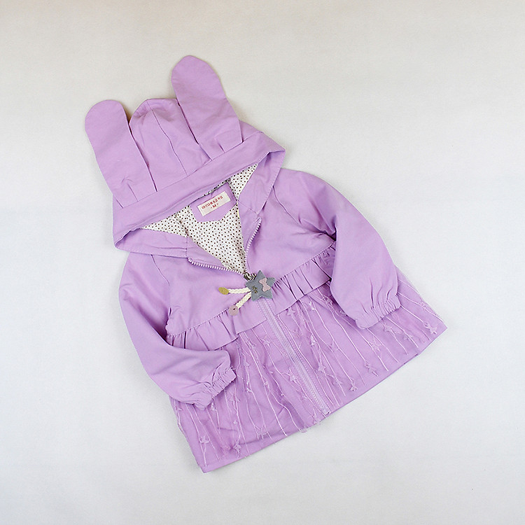 Áo khoác Quảng Châu tím cho bé gái 01277