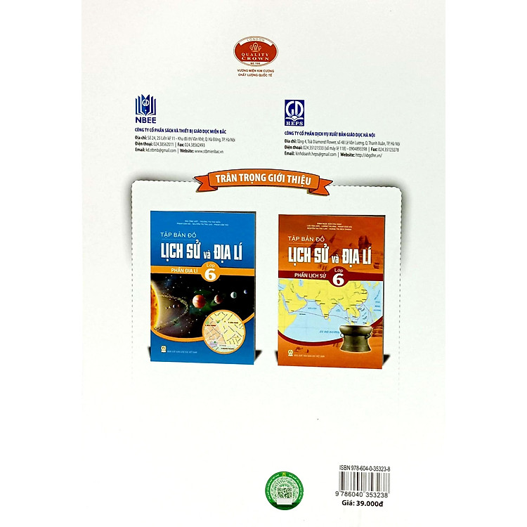 Tập Bản Đồ Lịch Sử Và Địa Lí 6 - Phần Địa Lí (2023) - Ảnh 6