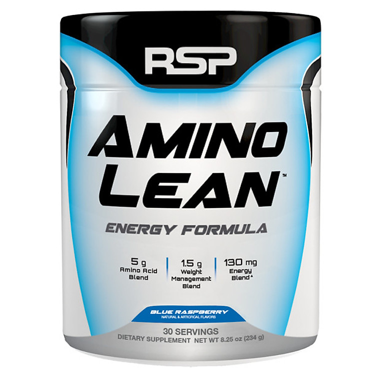 RSP Amino Lean Fruit Punch bổ sung năng lượng, cung cấp amino acid, hổ trợ giảm mỡ -30 lần dùng