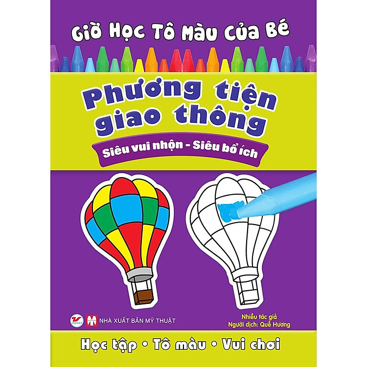 Giờ Học Tô Màu Của Bé – Phương Tiện Giao Thông